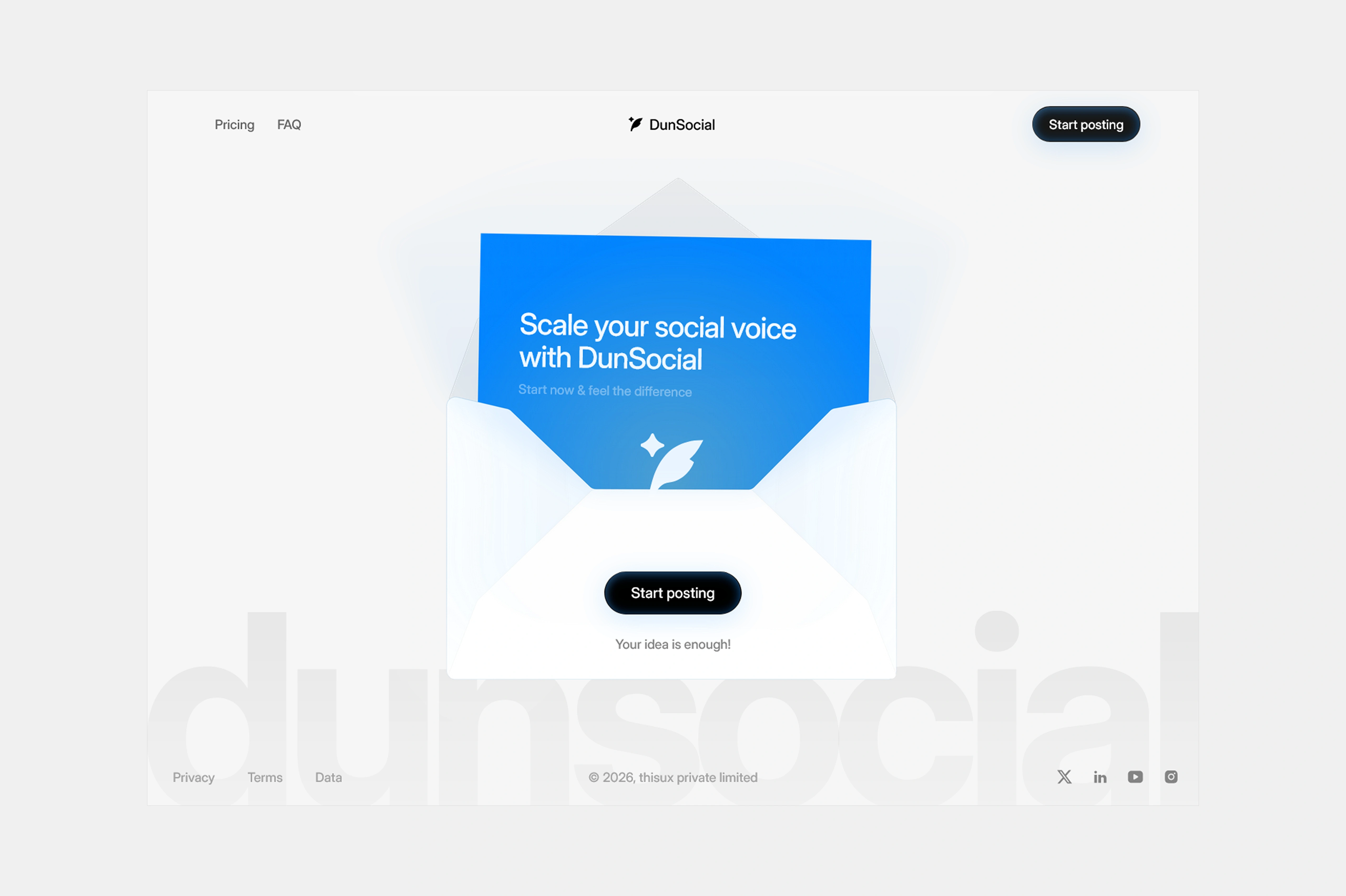 dunsocial — landing-footer