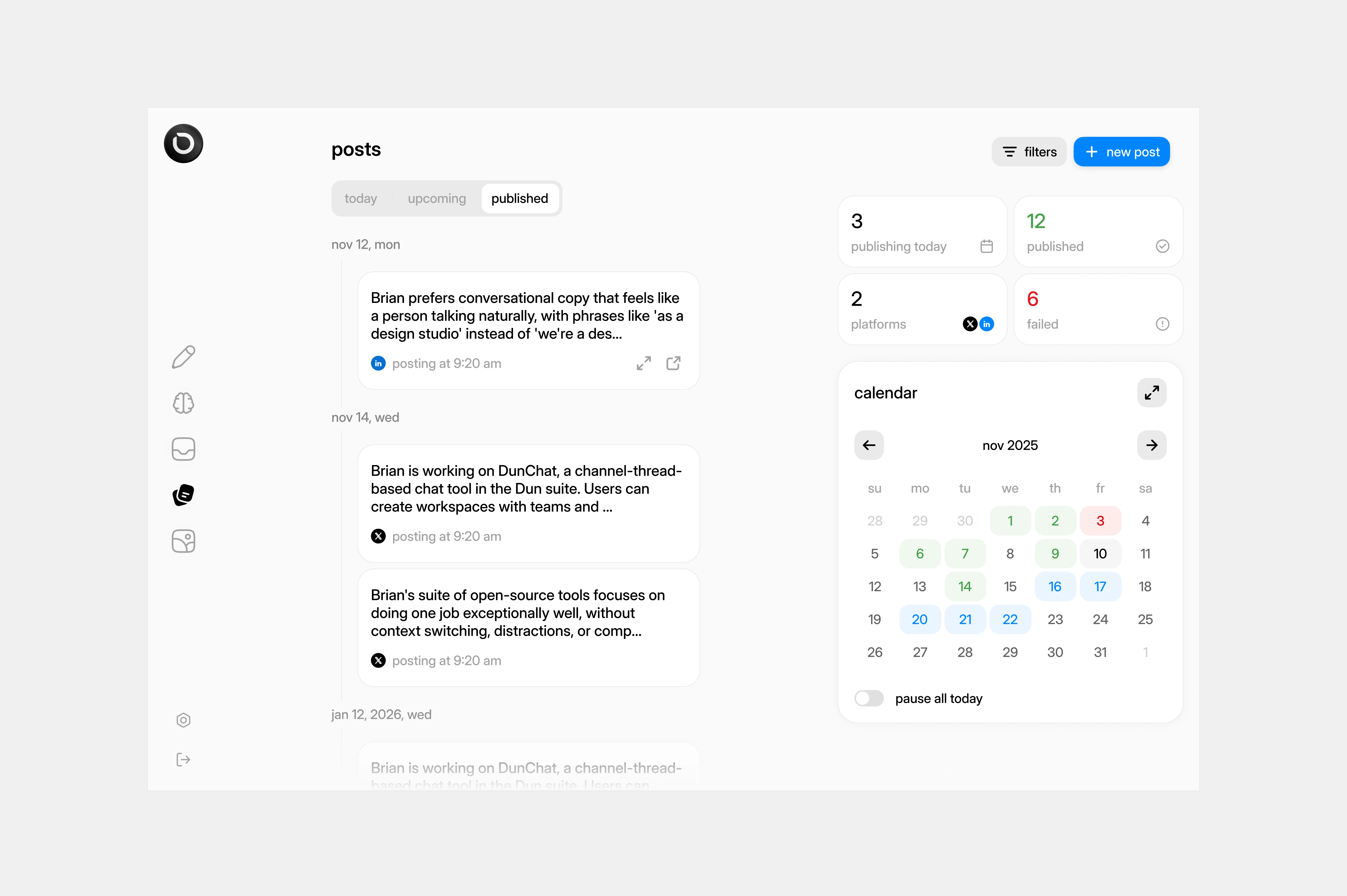 dunsocial — posts