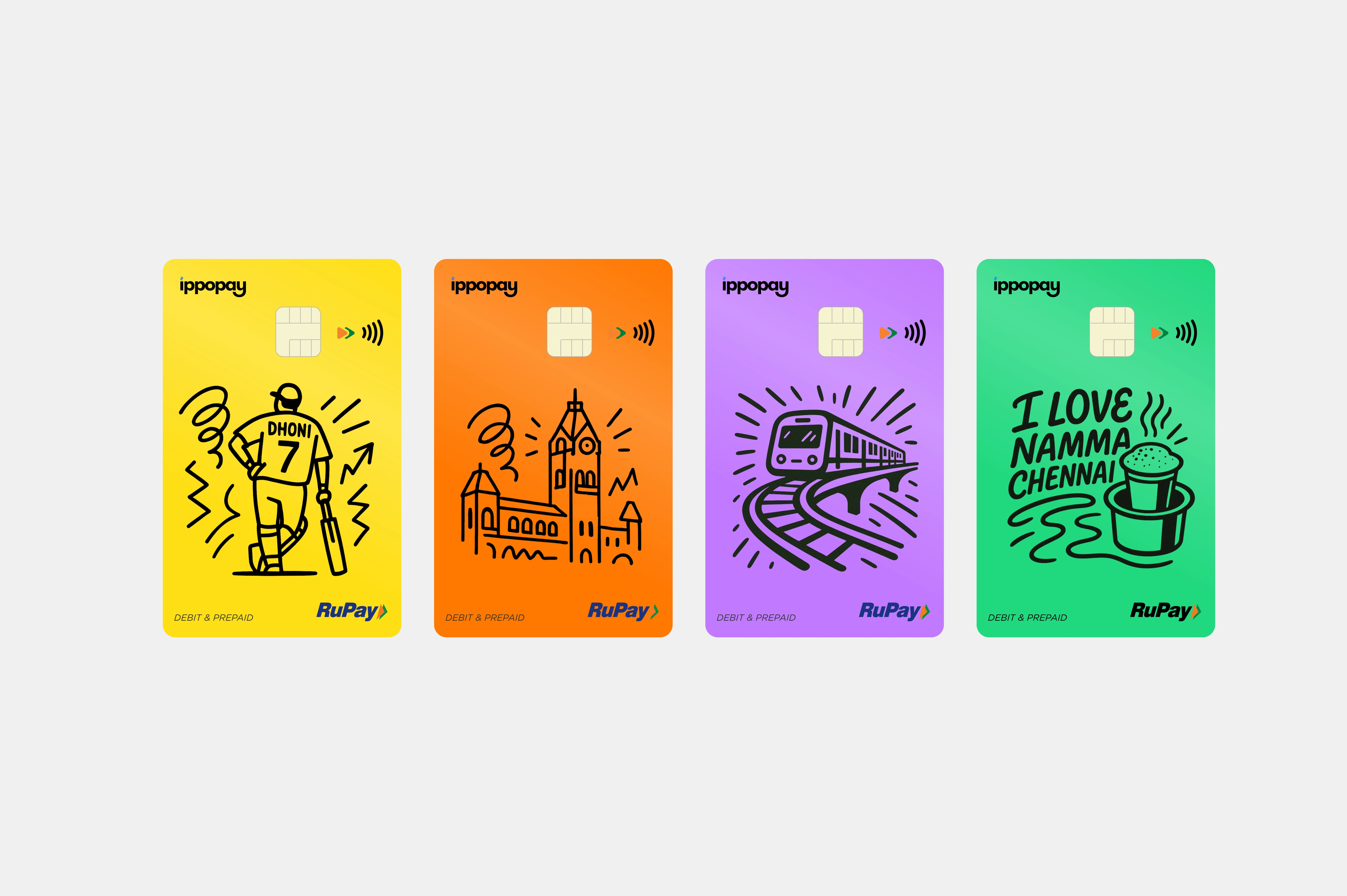 ippopay branding — metro-card