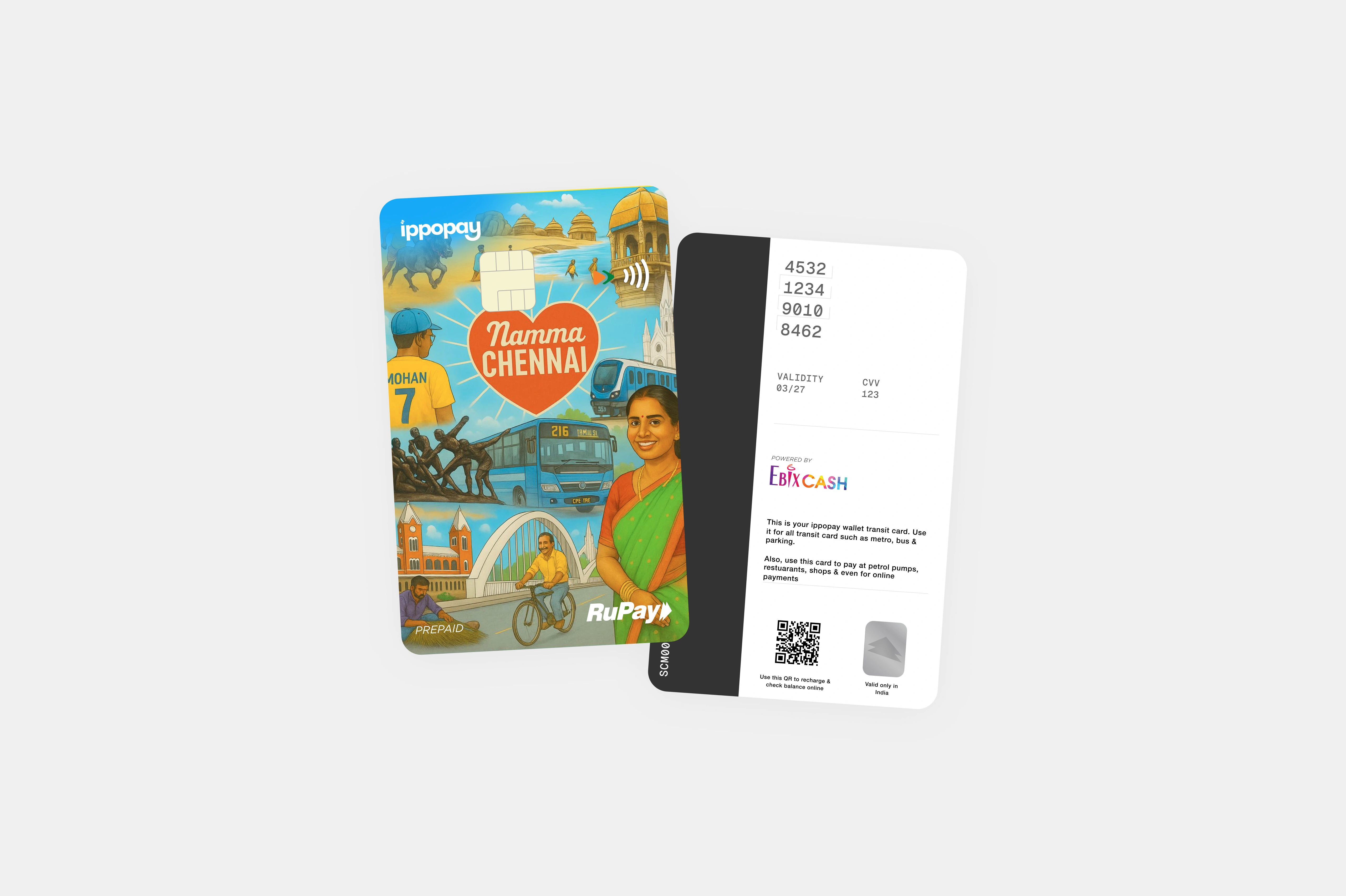 ippopay branding — rupay-card