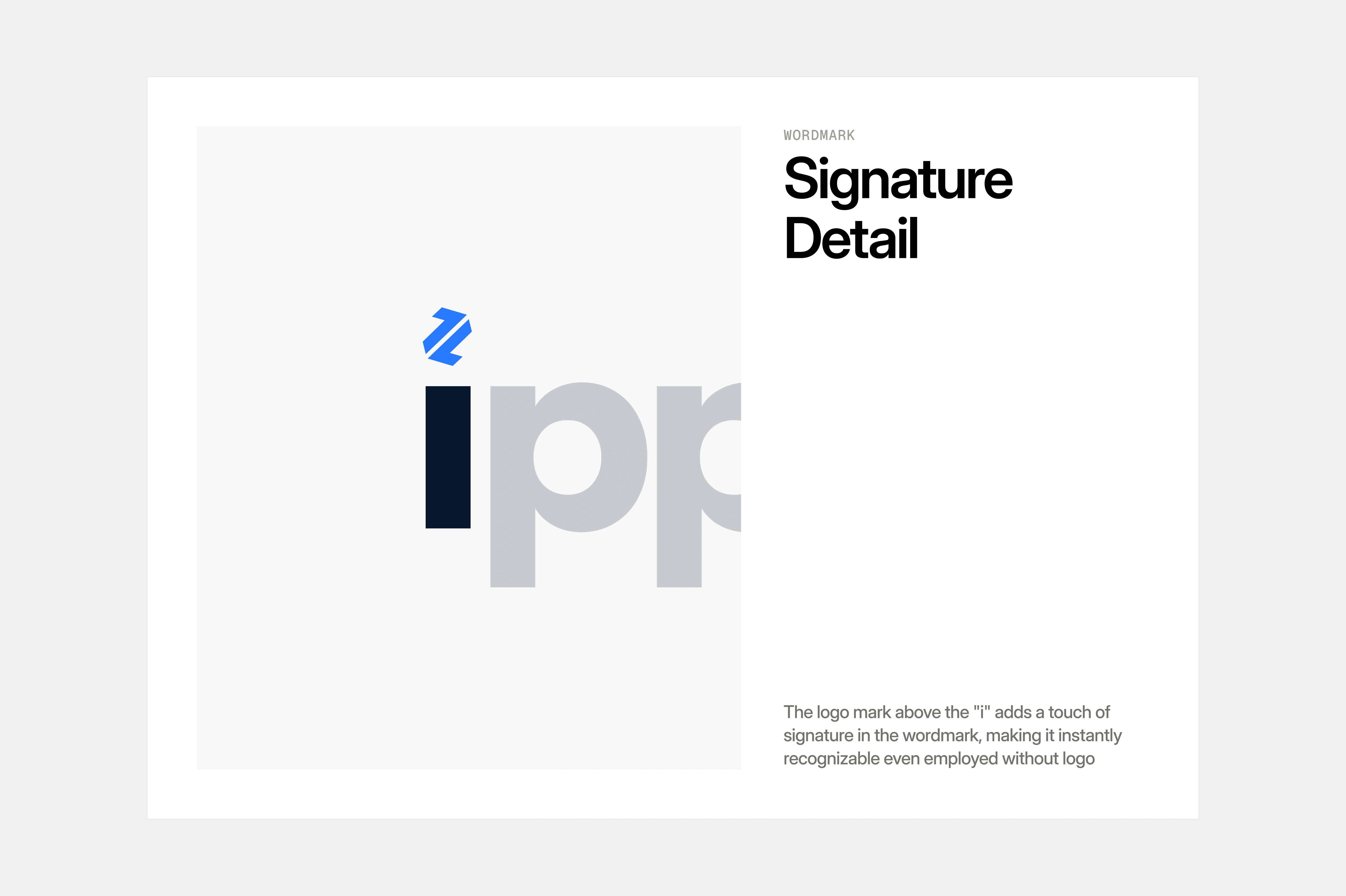 ippopay branding — signature-detail