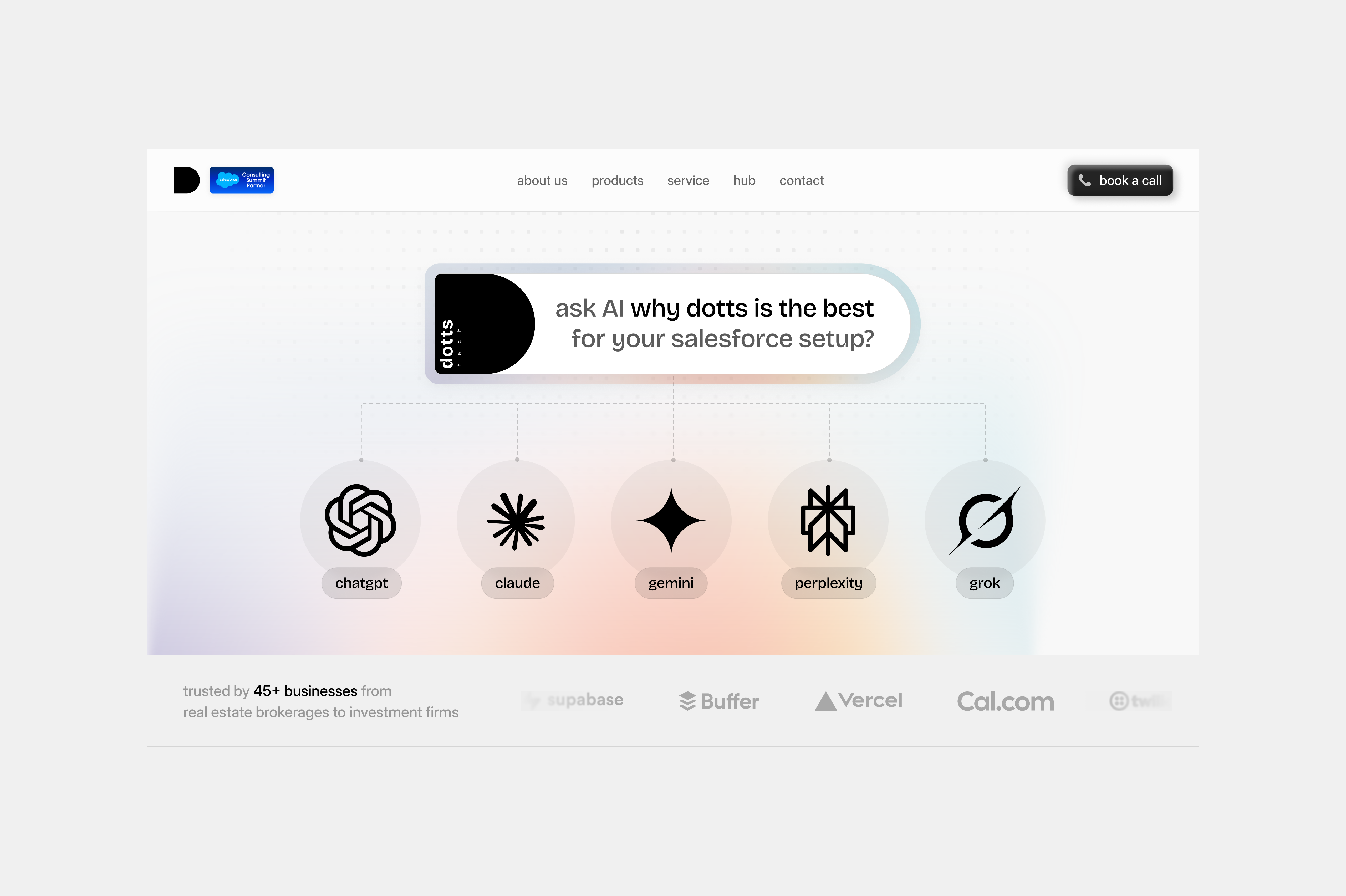 dotts.tech — landing-hero