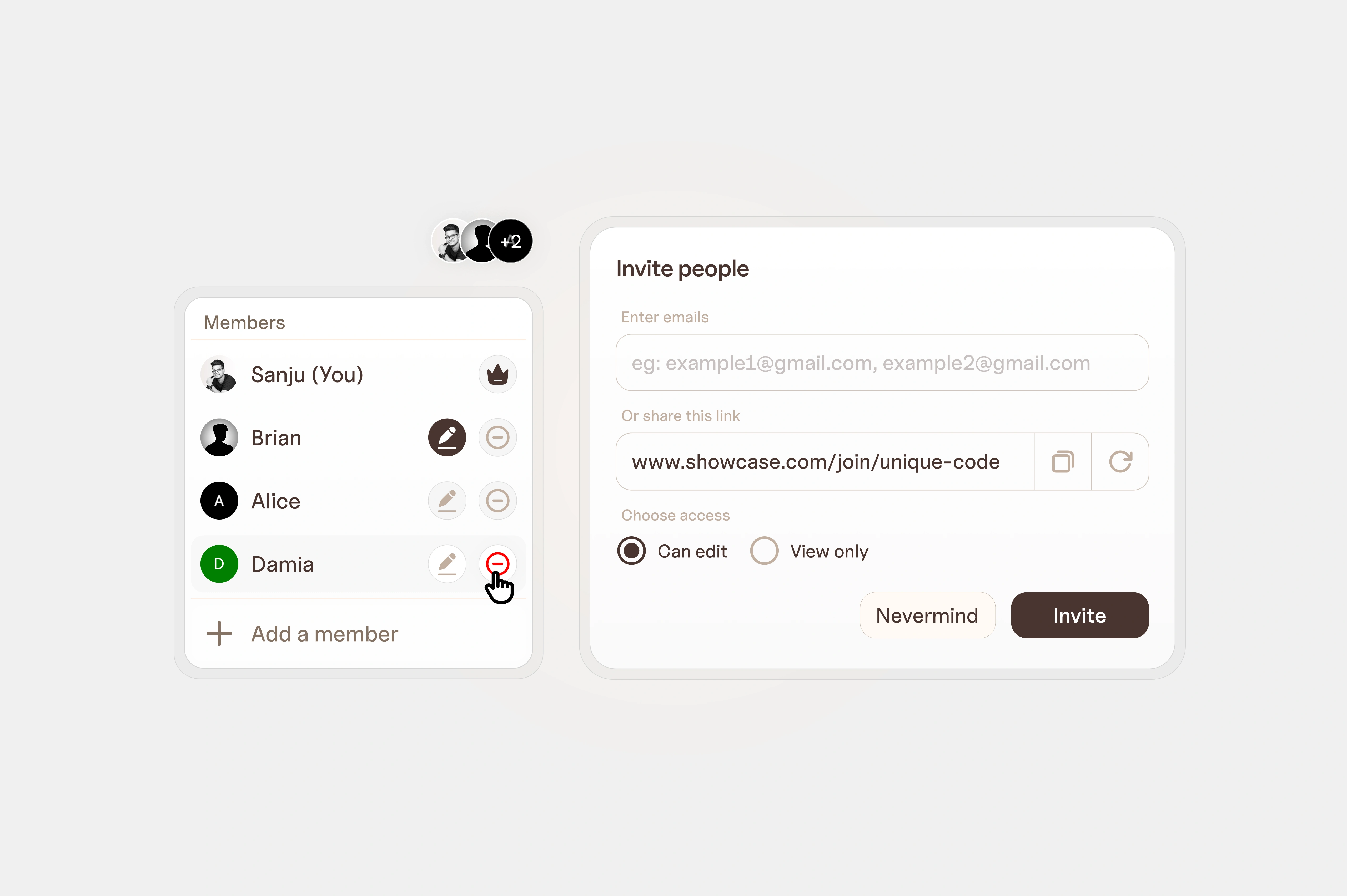 showcase — components
