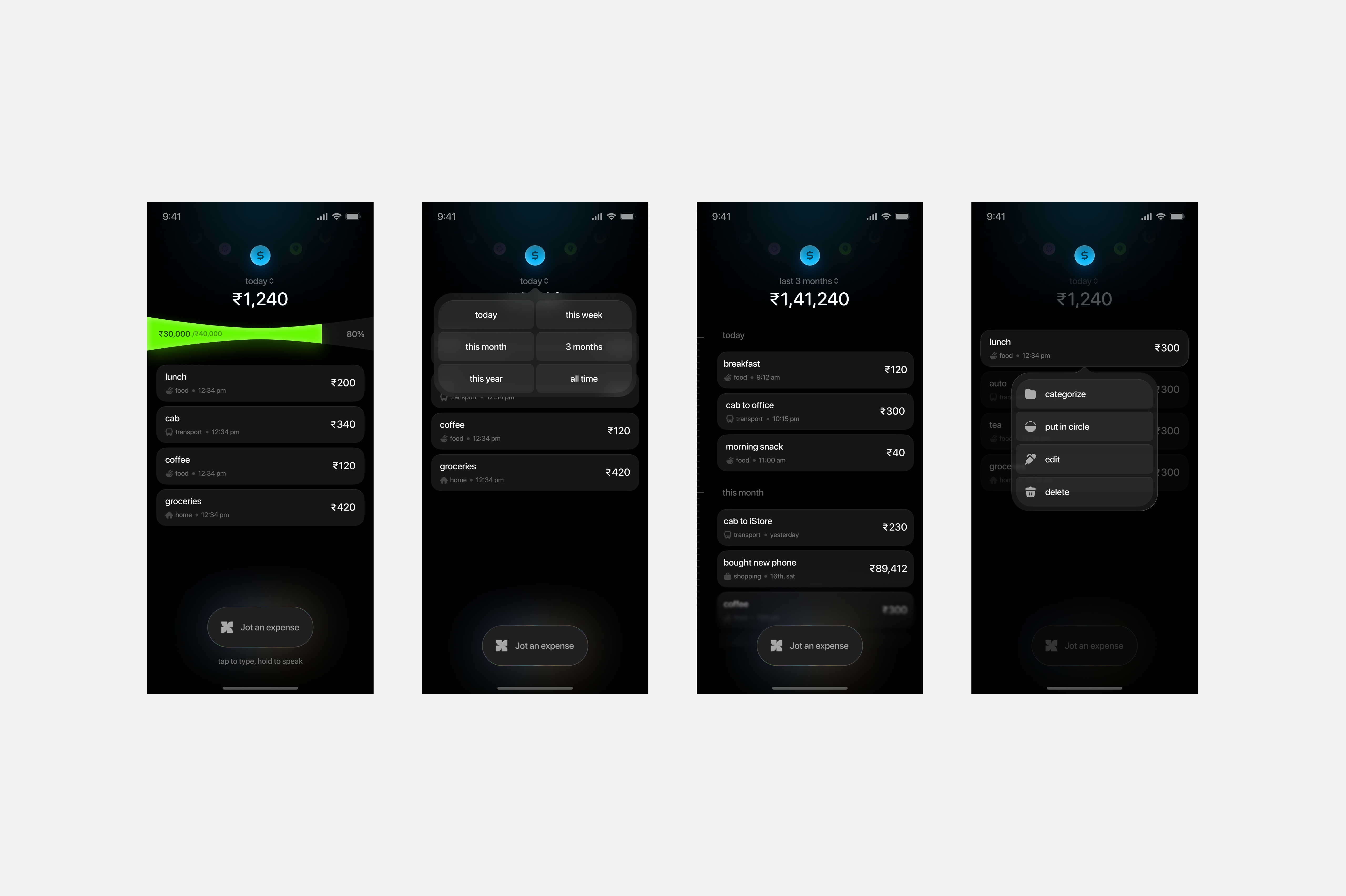 jot.money — spend