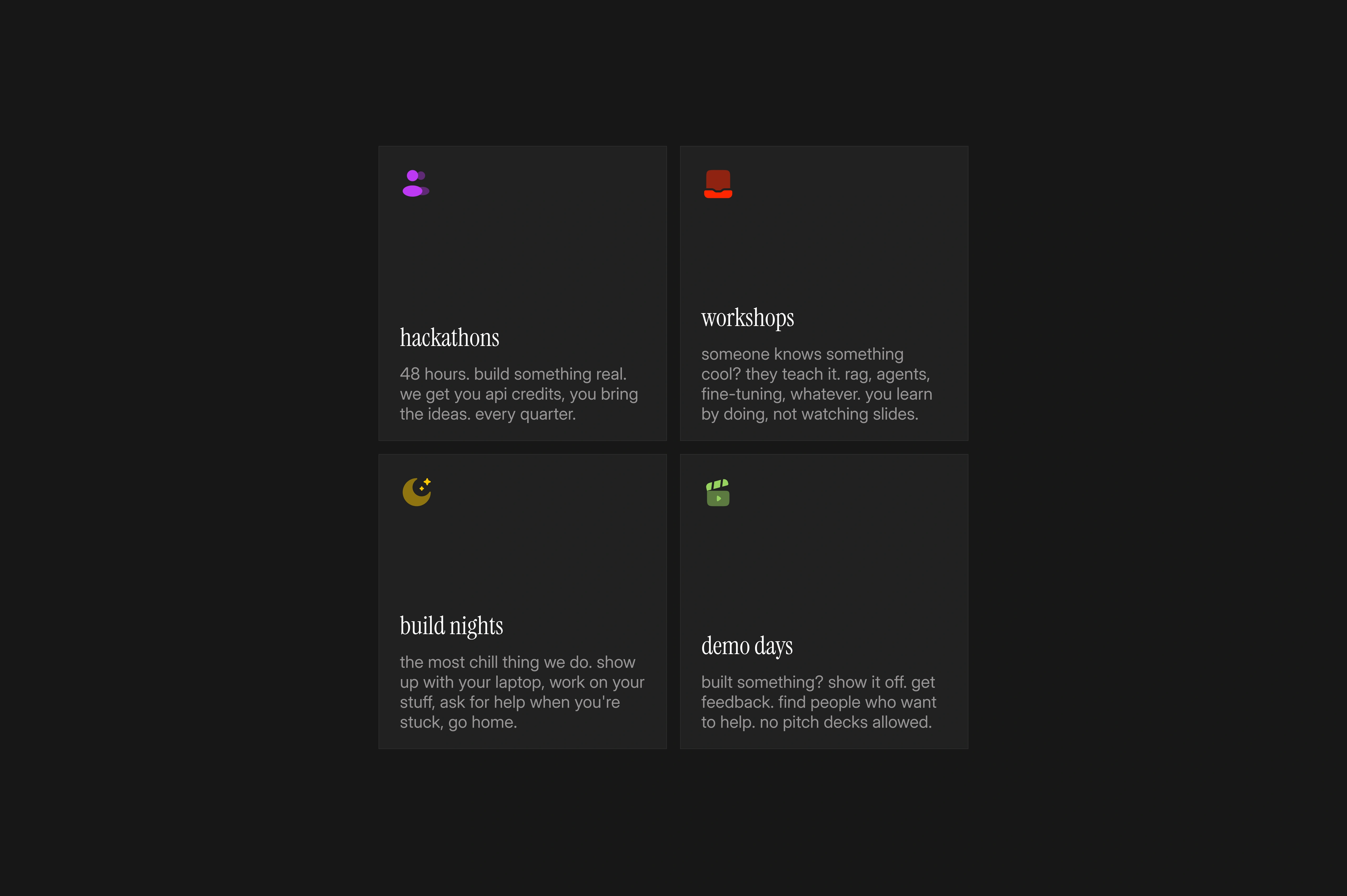 unitedby ai — landing-cards